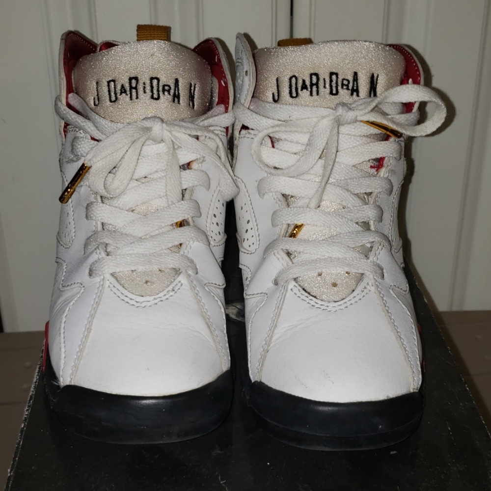Nike Air Jordan 7 VII Cardinal Red Bronze 4Y